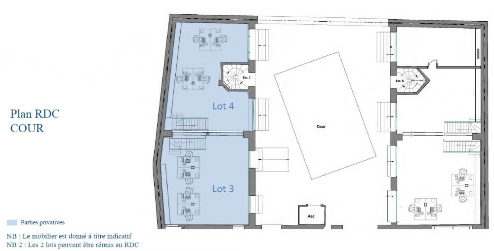 vente Bureaux Paris - Photo 8