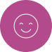 Emoji tête qui sourit